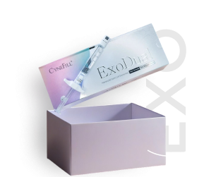 Exosome Skin Booster CYNEFILL ExoDual Illustration of skin conditions treated by Exosome